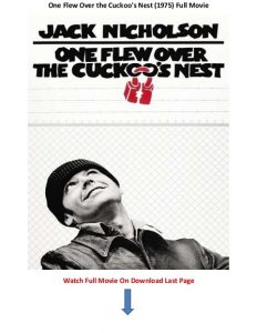 One Flew Over the Cuckoo’s Nest (1975) HD